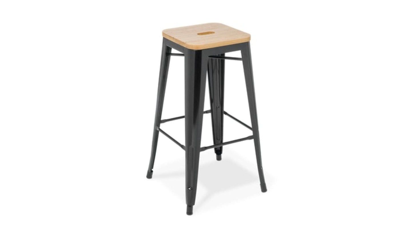 Seating 760H - Timber top Industry Stool