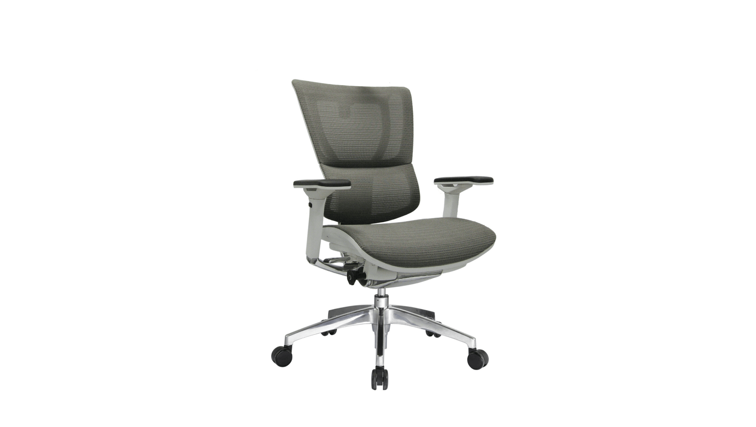 Seating White Frame / Grey Mesh / Without Headrest iOO Chair