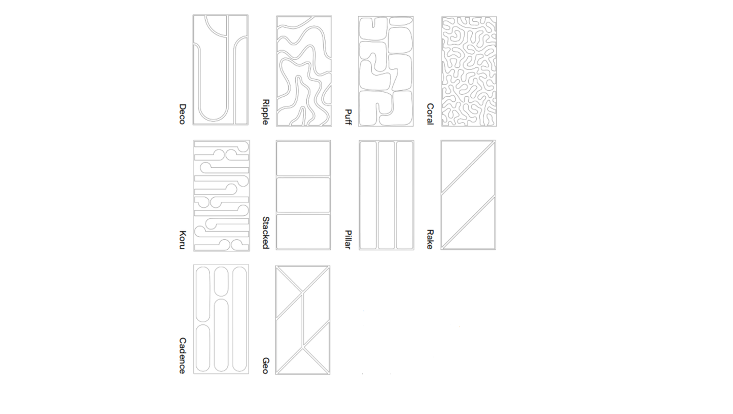 Acoustic Layered Wall Panels
