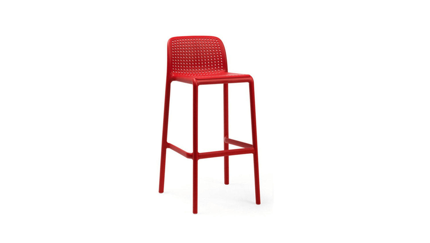 Seating 760mm / Red Lido Barstool