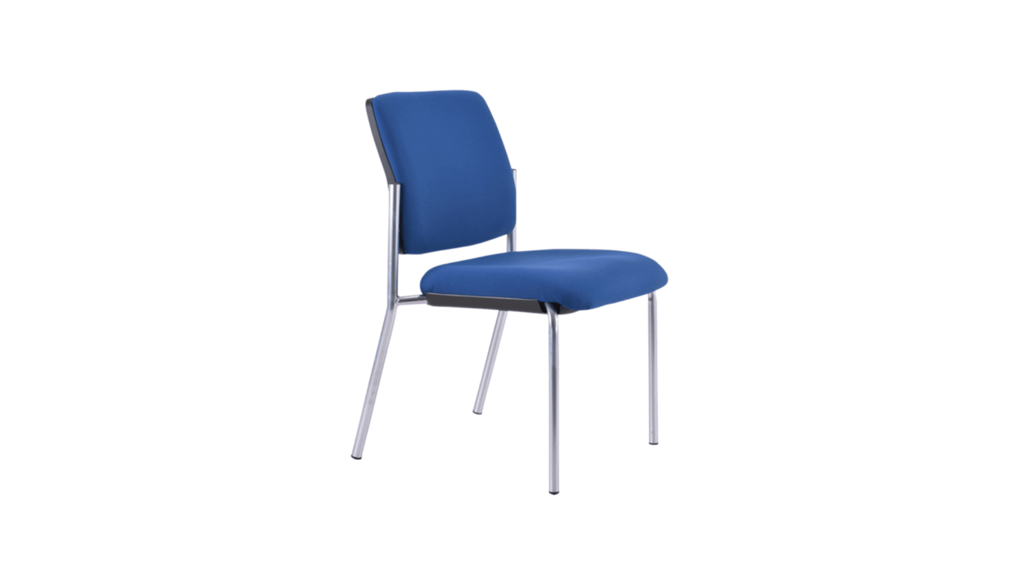 Seating 4 leg no arms / Blue Lindis Guest Chair