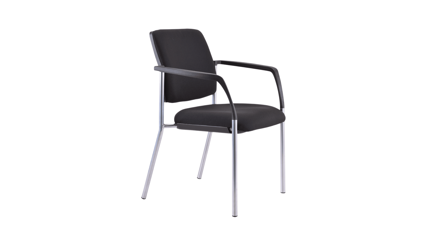 Seating Padded / Black Lindis Guest Chair