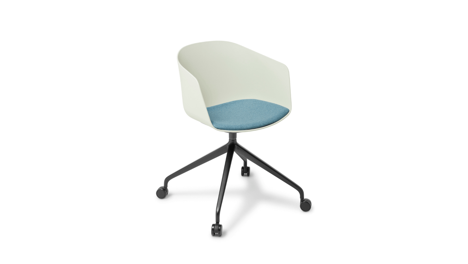 Seating Seat Upholstered / 4 Star Black Powder coated Castor base / Black Max Tub Chair