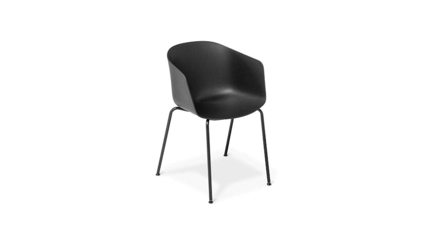 Seating Standard Seat / 4 Leg / Black Max Tub Chair