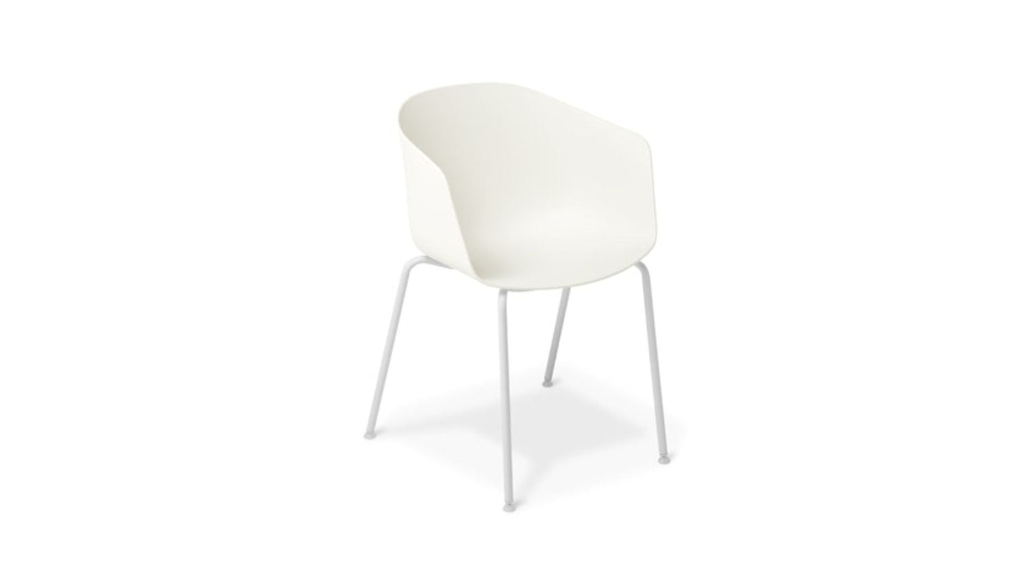 Seating Standard Seat / 4 Leg / White Max Tub Chair