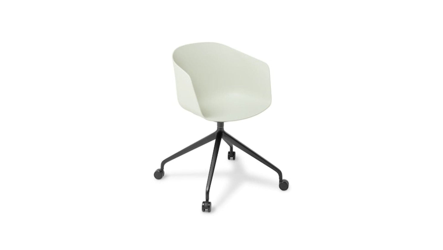 Seating Standard Seat / 4 Star Black Powder coated Castor base / Pumice Max Tub Chair