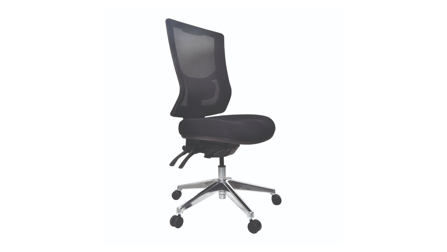 Seating Without arm rests / Chrome Metro II High Back