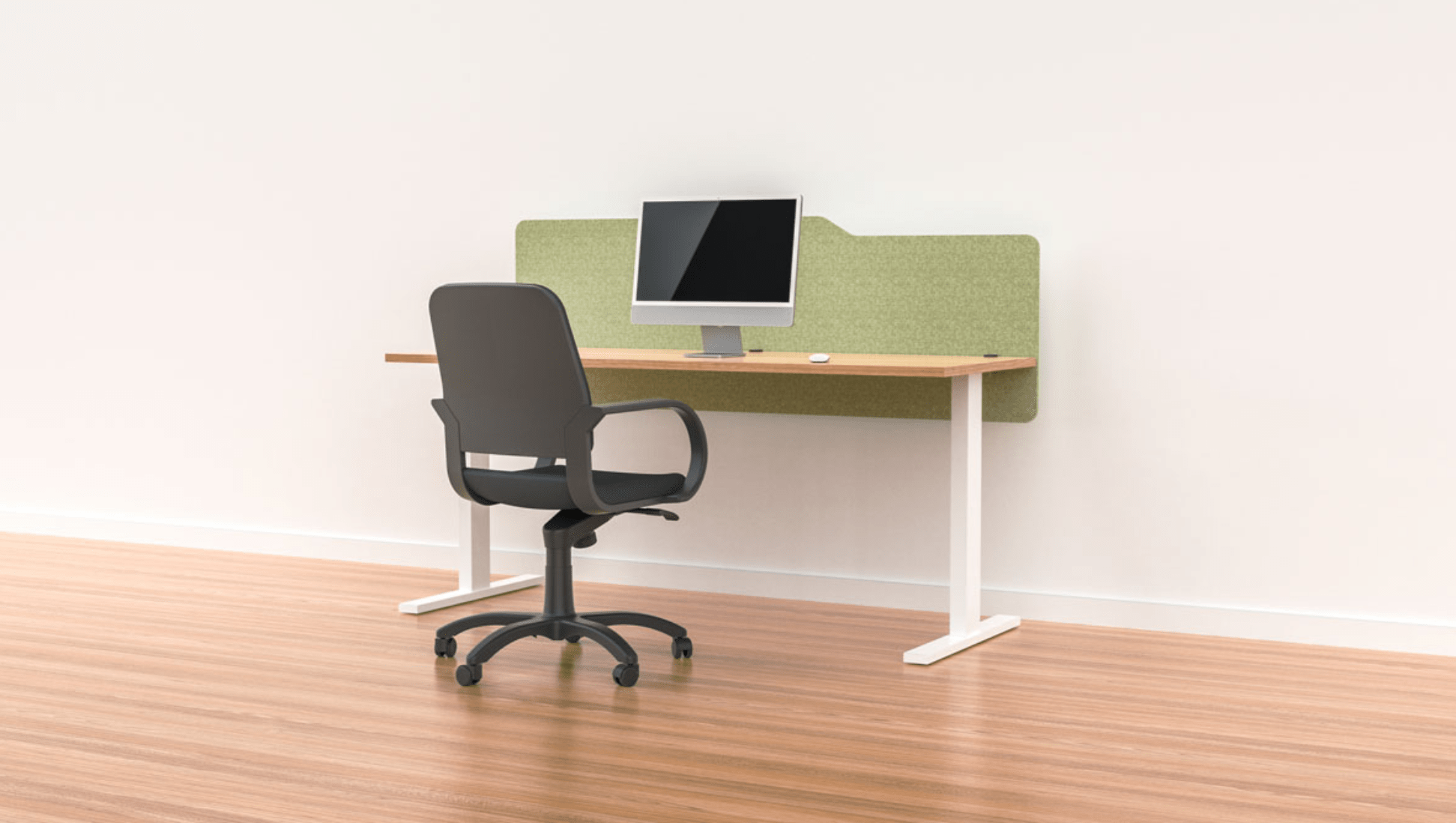Timber Modesty Screen Milford Desk Screen Modesty Panel
