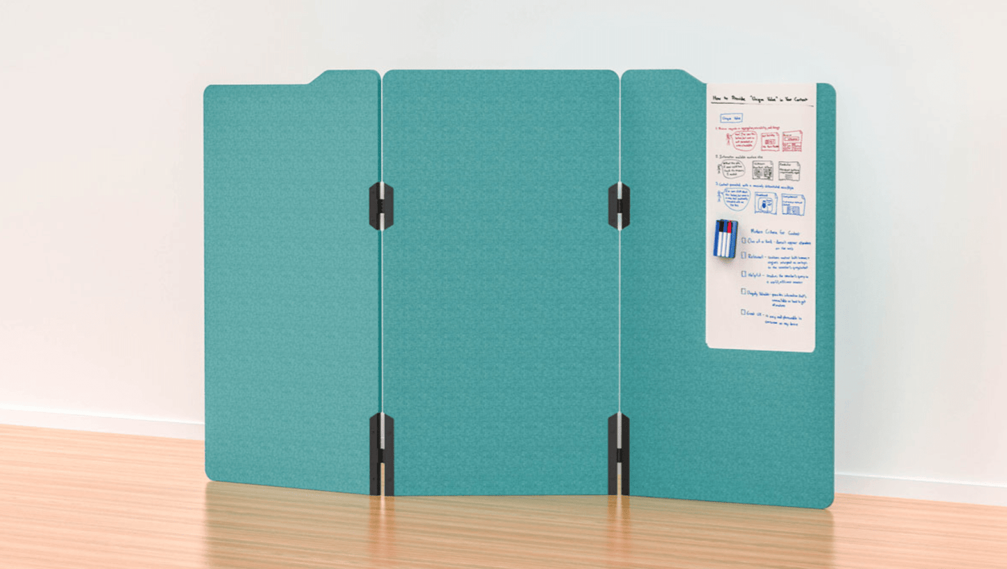 Partitions Includes Whiteboard Milford Freestanding Partition 3 Panels