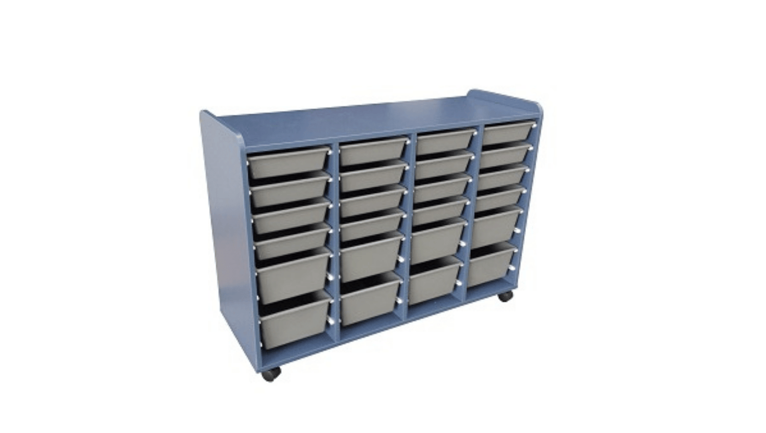 Filing and Storage 900mm x 420mm x 800mm Mobile Tote Storage
