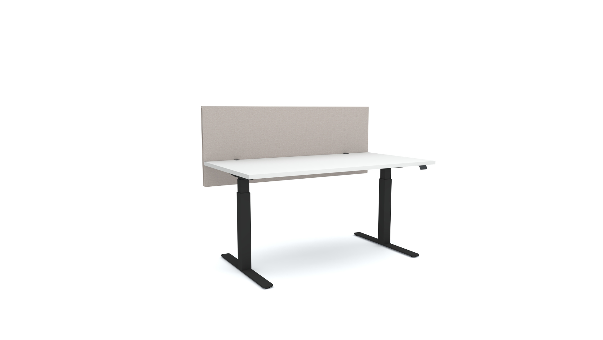 Acoustic Desk Screen Modesty Panel Slate | McGreals