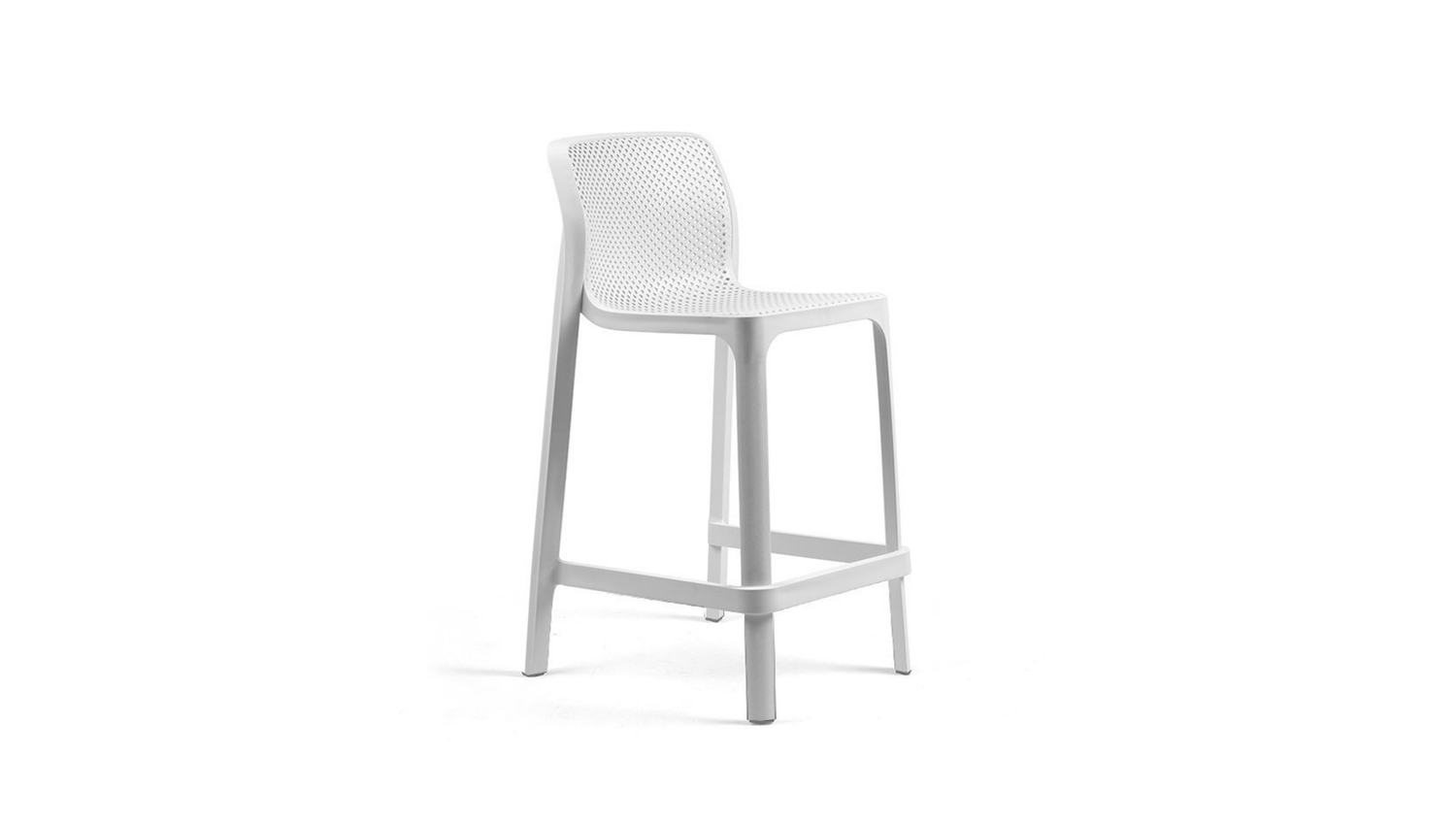 Seating 650mm / White Net Barstool