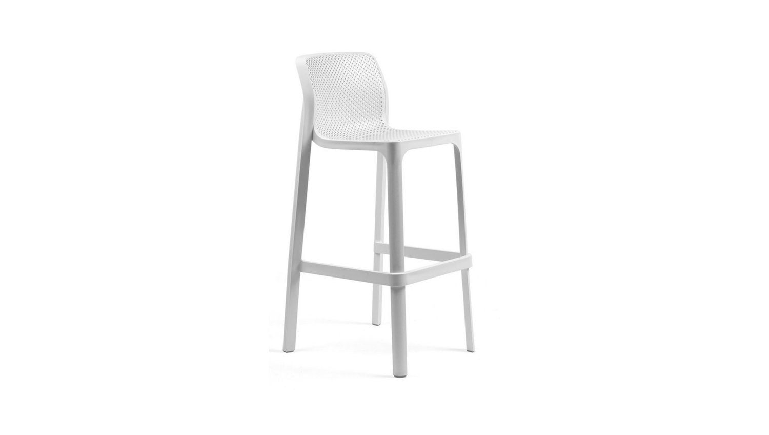 Seating 760mm / White Net Barstool