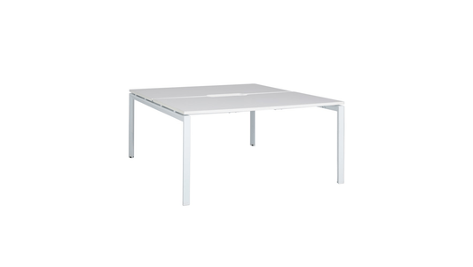 Desks 1500 x 800 / White / White Novah 2-User Shared Desk