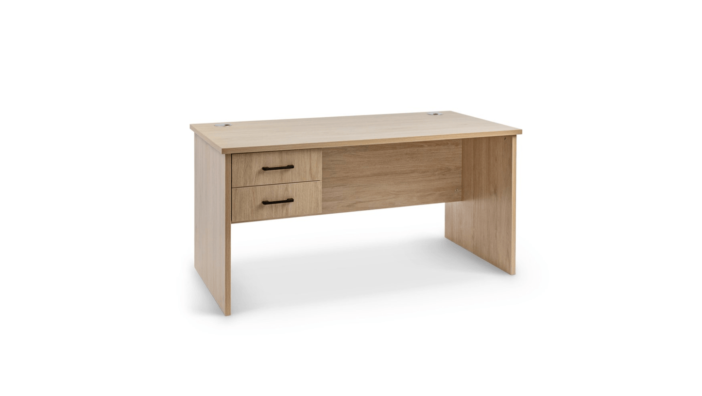 Desks Straight desk with drawers - 1500W Oki Range