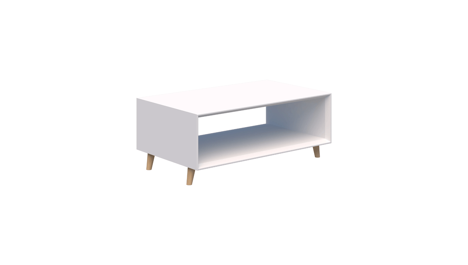 Tables 1000L / Snow Oslo Box Coffee Table