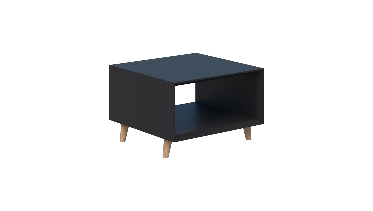Tables 600L / Black Oslo Box Coffee Table