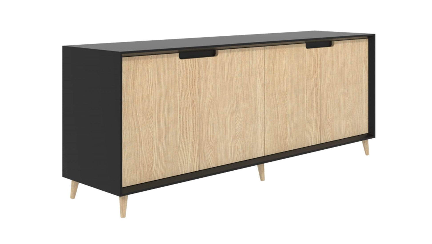 Filing and Storage Black / 1500L Oslo Credenza