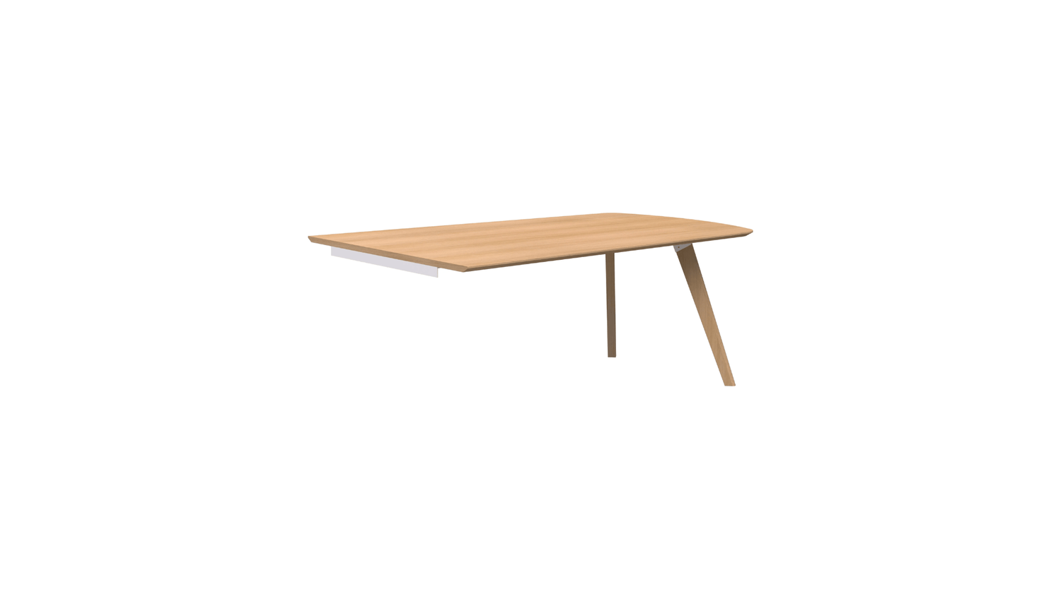 Tables 1800 x 1000 / Tasmanian Ash / Tasmanian Oak Veneer Oslo Trapezium Wall mounted Table