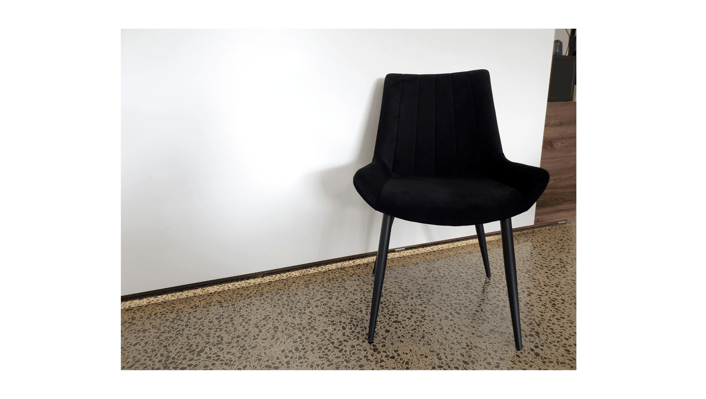 Seating Plush Black Palermo Chair