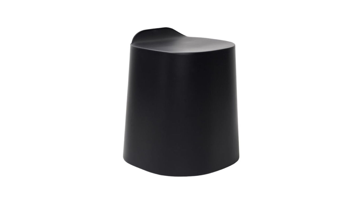 Seating Gravel Black Peekaboo Stool