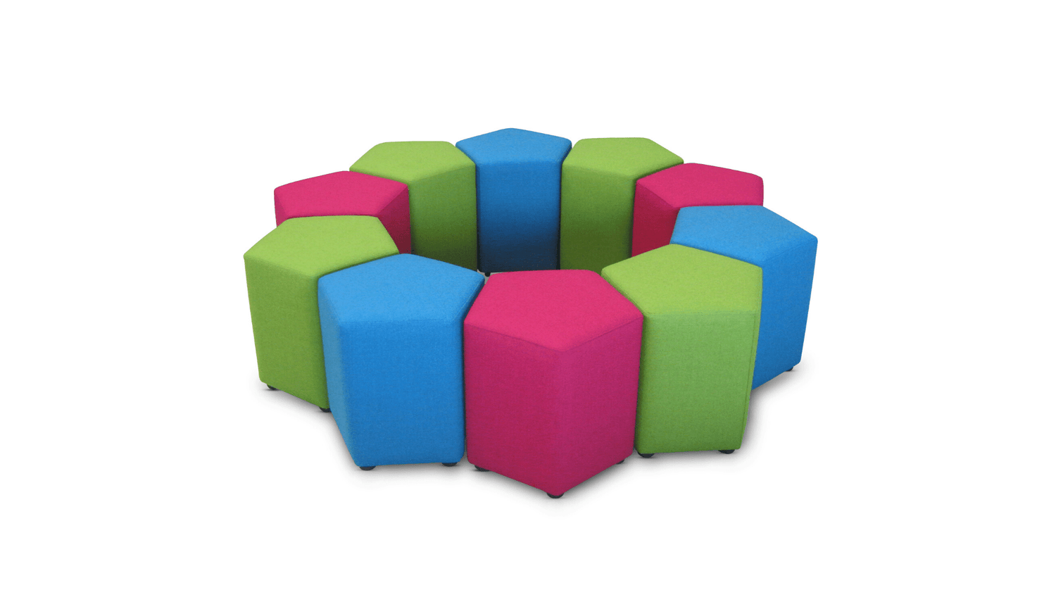 Soft Seating Pentagon Ottoman