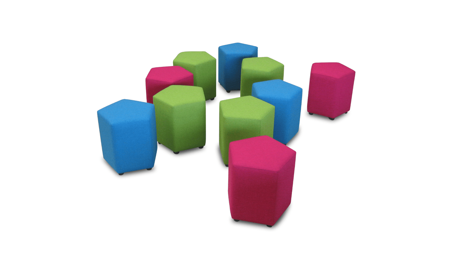 Soft Seating Pentagon Ottoman
