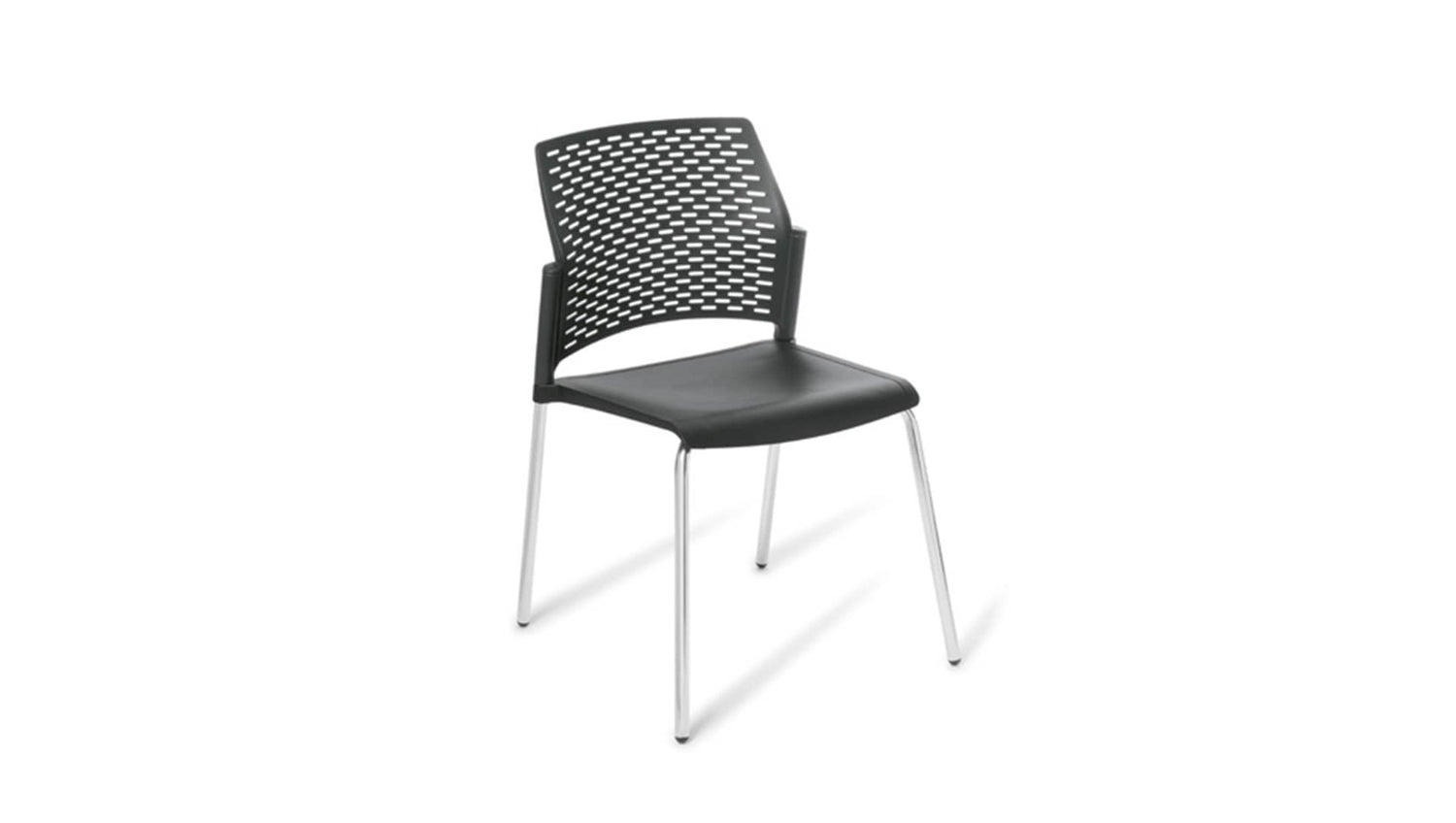 Seating 4 Leg / Chrome / Black Punch Chair