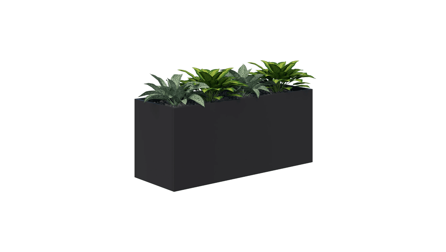 rapid plant liner 600H x 1200L / Black / Option 1 Rapid Planter