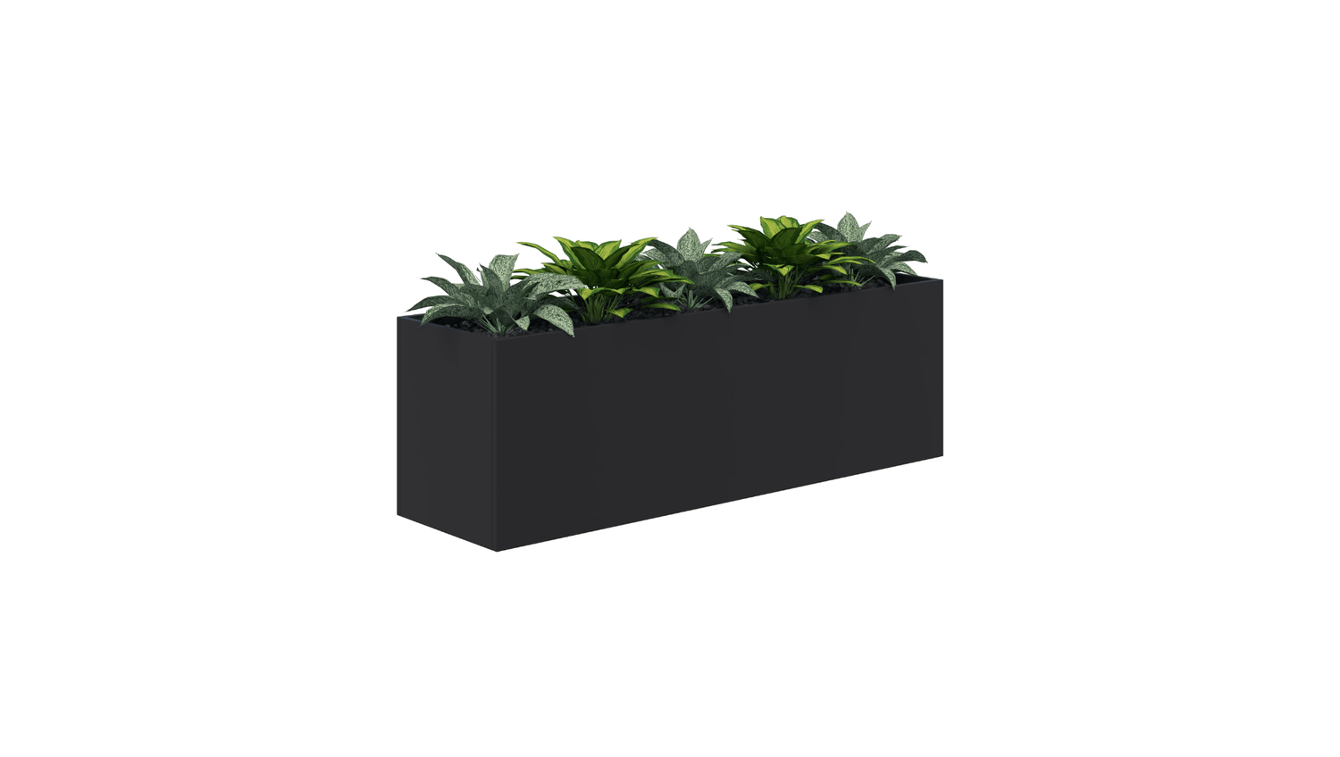 rapid plant liner 600H x 1600L / Black / Option 1 Rapid Planter