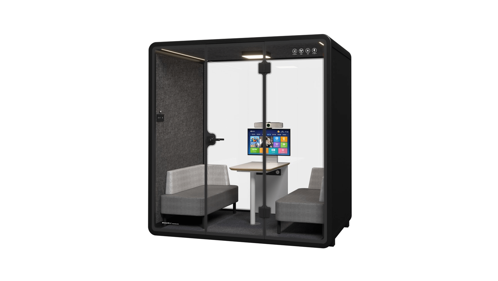 McGreals Office Furniture - Partitions & Pods - Soundbox Acoustic Booth
