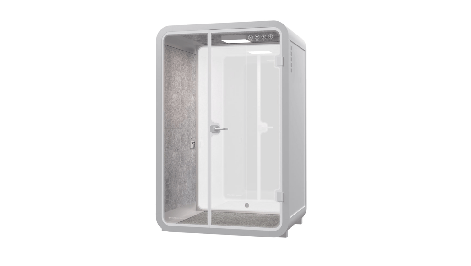 Pods Medium / White with dark grey Soundbox Acoustic Booth