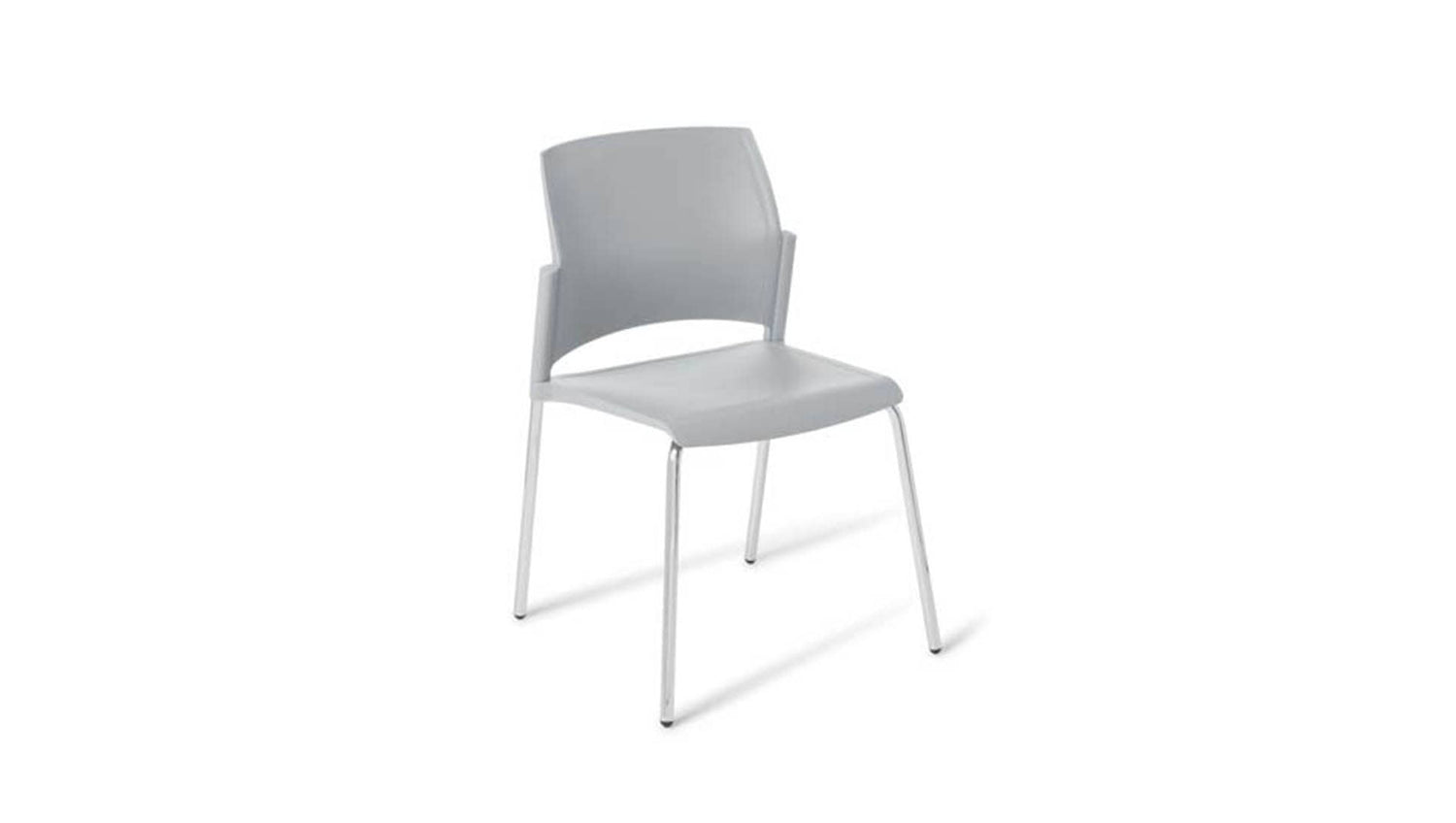 Seating 4-Leg / Stone-Grey Spring Chair