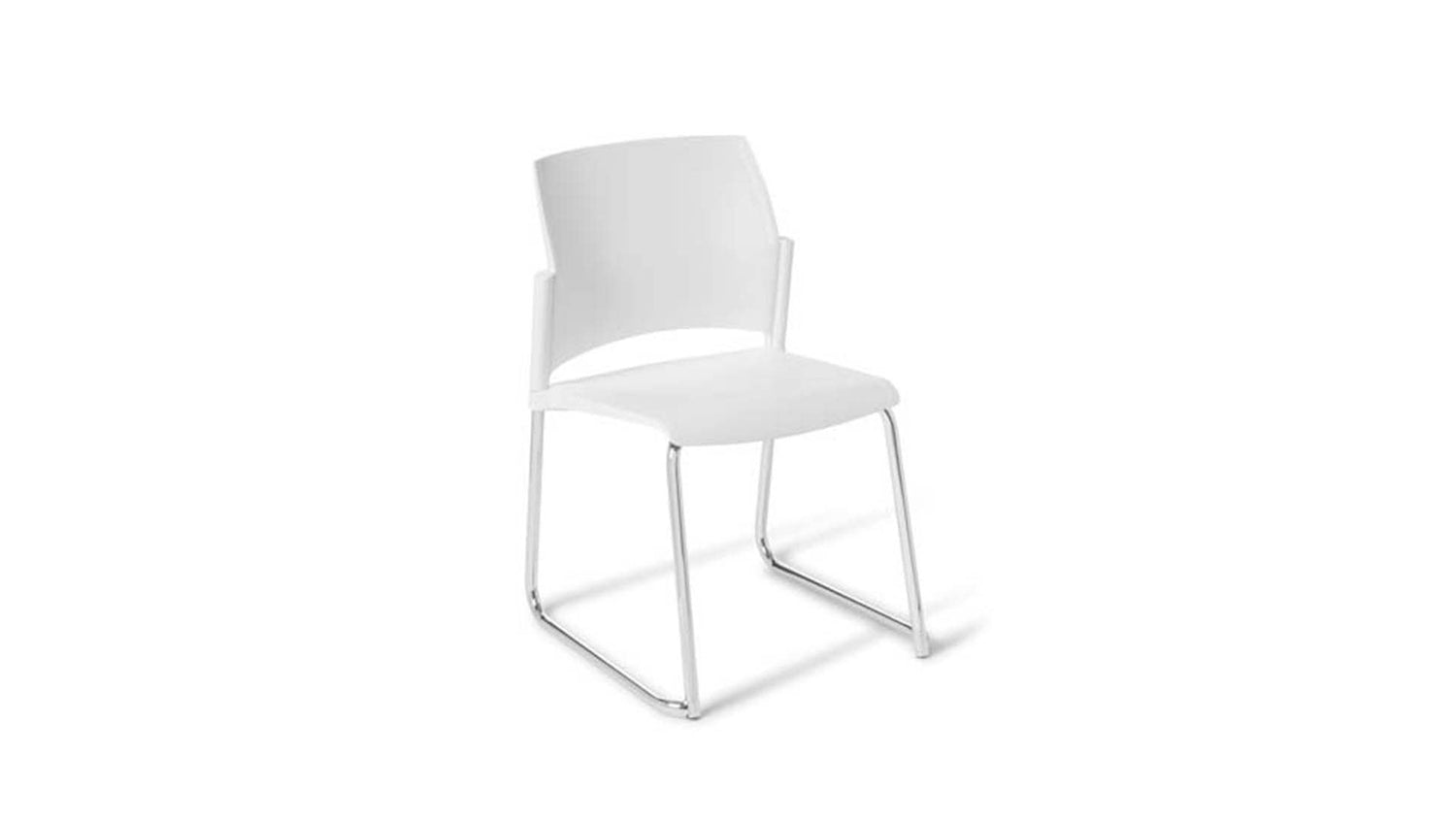 Seating Sled / White Spring Chair
