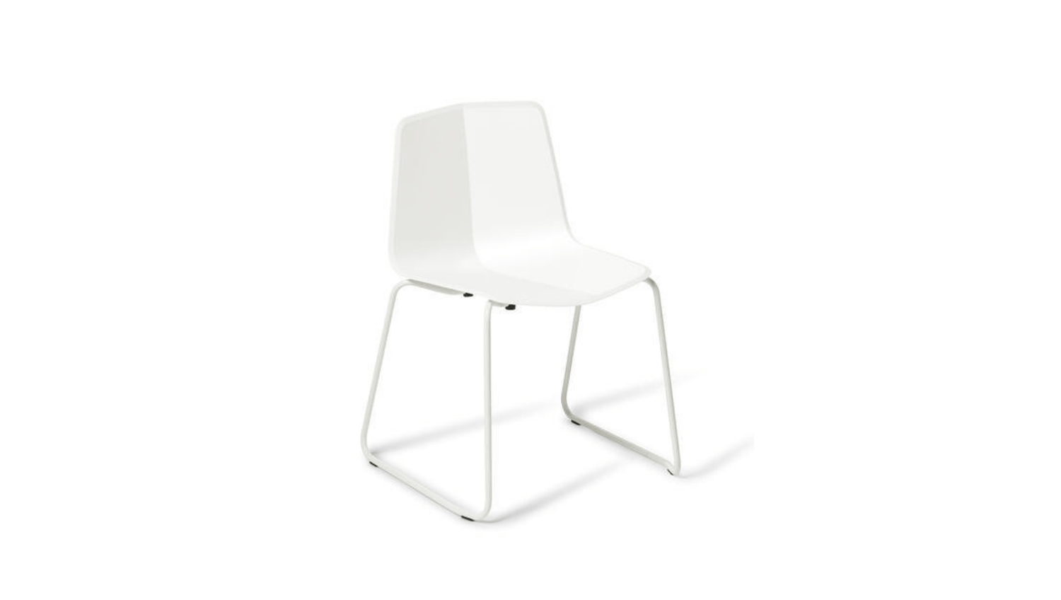 Seating Sled / White / No upholstery Stratos Chair