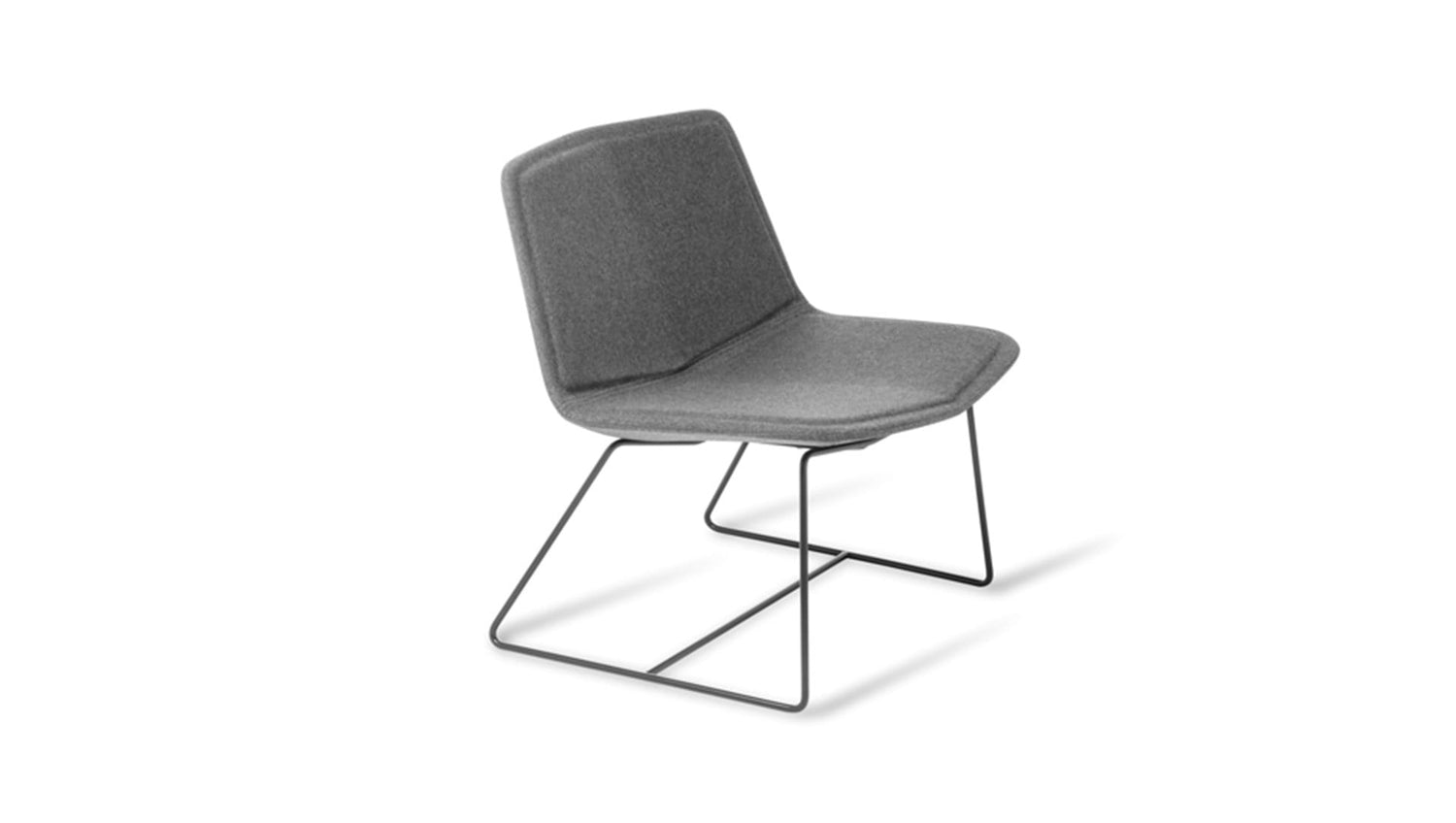 Soft Seating Sled / Black Stratos Lounge