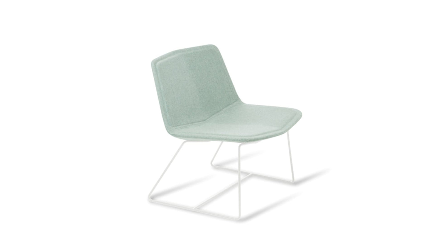 Soft Seating Sled / White Stratos Lounge