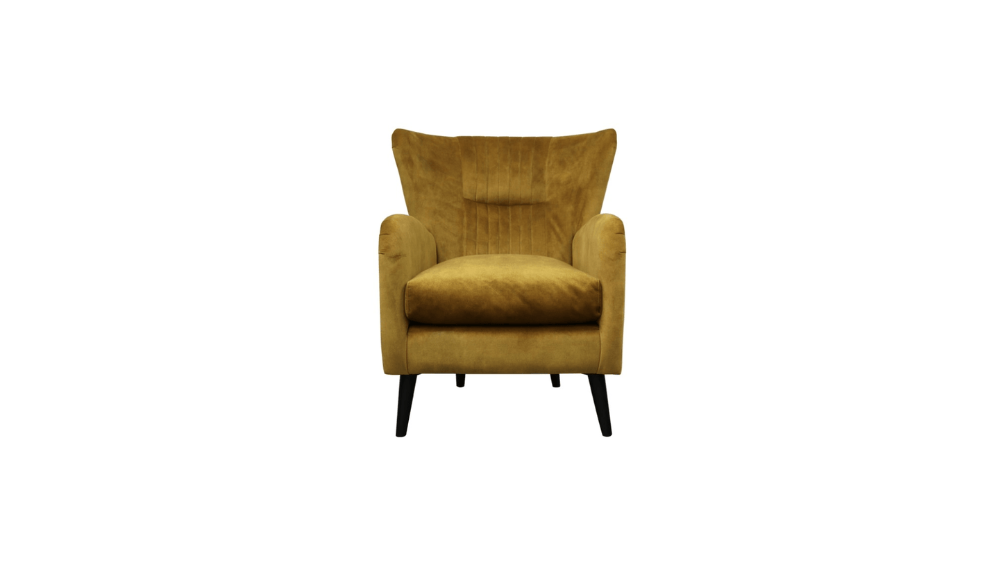 Soft Seating Copper Theo Velvet Armchair
