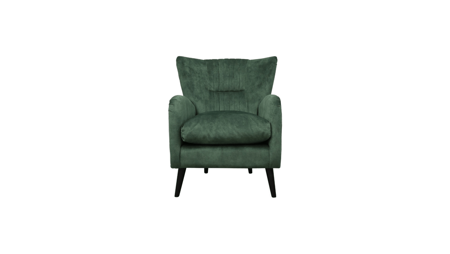 Soft Seating Green Theo Velvet Armchair