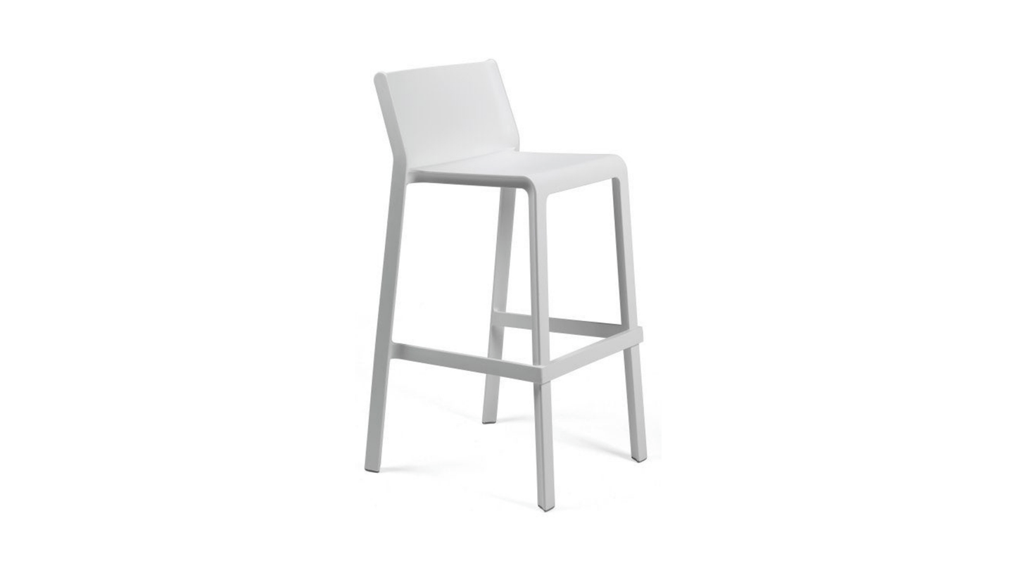 Seating 760mm / White Trill Barstool