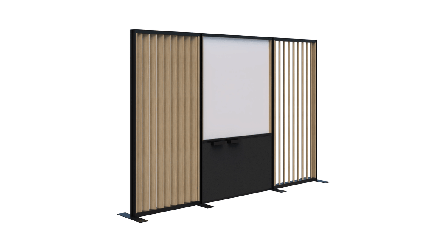Partitions Angled Fin Connect Whiteboards