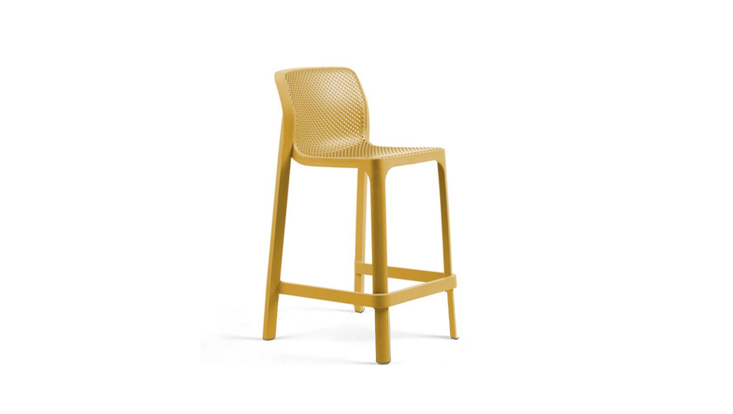 Seating 650mm / Mustard Yellow Net Barstool